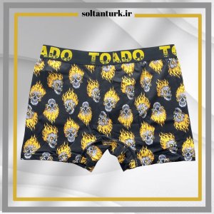 شورت طرحدار باکسر مردانه Tornado کد 1106
