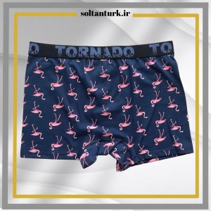شورت طرحدار باکسر مردانه Tornado کد 1061