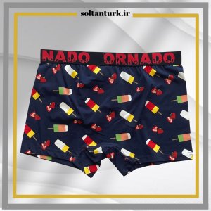 شورت طرحدار باکسر مردانه Tornado کد 1069