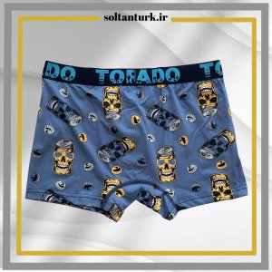شورت طرحدار باکسر مردانه Tornado کد 1072