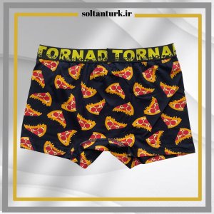 شورت طرحدار باکسر مردانه Tornado کد 1081